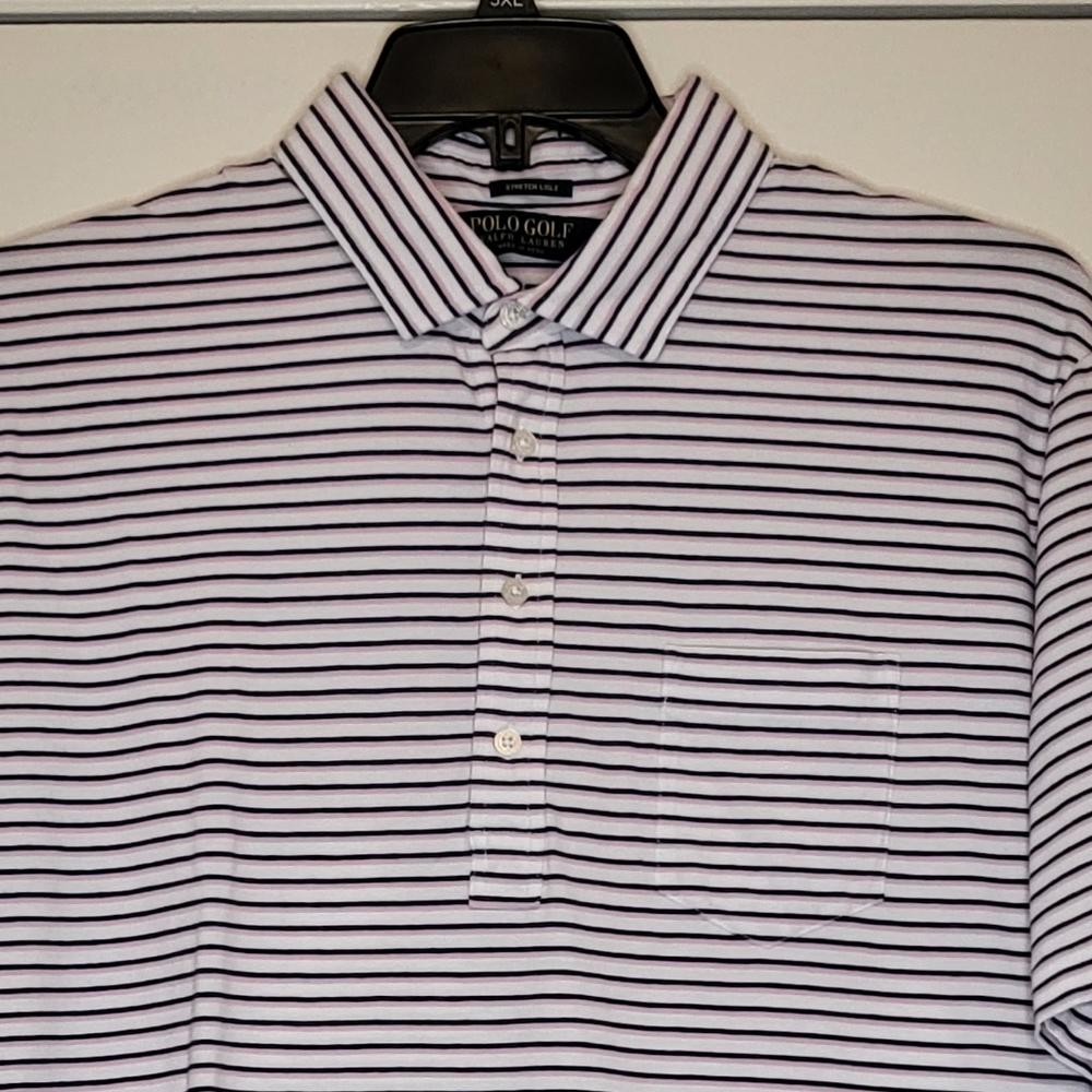 🐎 ⛳️ polo golf by Ralph Lauren stretch lisle size L